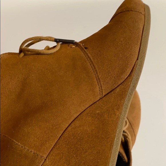 ✨BRAND NEW✨TOMS TAN BROWN WEDGE BOOTIES FOR FALL - Picture 7 of 12